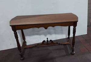 Vintage Duncan Phyfe Style Mahogany Sofa Table Console 44in Good