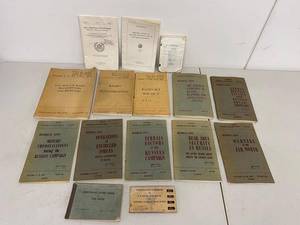 Vintage U.S. Army Military Manuals & Pamphlets 15pc WWII History Lot