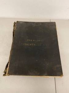 1892 The Growth of Industrial Art Antique Folio Book Poor Binding