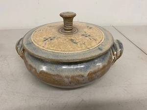 Marlene Slothouber Studio Pottery Covered Casserole Dish Signed