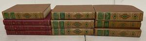 Vintage Hardcover Book Lot 10 Vols Worlds Greatest Literature Decor