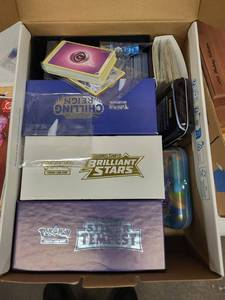 Pokmon TCG Booster Boxes Lot - Chilling Reign, Brilliant Stars & Silver Tempest (Lot of 3)