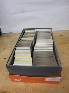 Baseball Trading Cards Box - Vintage 1980s-1990s FleerDonrussTopps Era