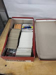 Topps NFL Football Cards Box - Vintage 1980s-1990s Bulk Collection