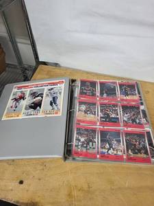 1990s NBA Basketball Card Binder with Star Cards - Dominique Wilkins & Clyde Drexler
