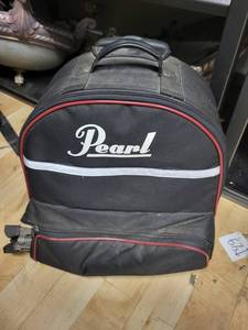 Pearl Snare Drum with Black Carry Case - Used