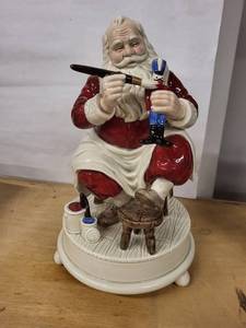Otagiri Japan Santa Claus Ceramic Figurine with Paint Set