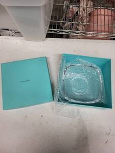 Tiffany & Co. Crystal Glass Bowl - Clear, Turquoise Box Included