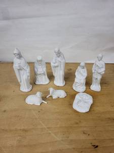 Midwest Imports Nativity Scene Porcelain Figures Set - 8-Piece - Made in Taiwan