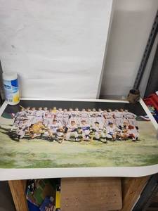 Timothy A. Houde Baseball Team Portrait Poster