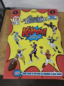 Cool JJ McCarthy Art Poster Panini Kaboom Countdown Calendar 2024 Absolute Football