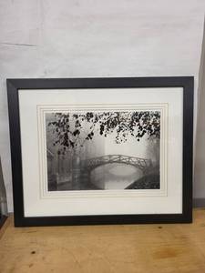 Bridges by Derek Langley - Framed Black & White Art Print (1 of 2)