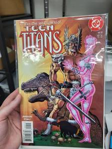 DC Comics Teen Titans #9 Enter the Lost World & Pokemon Black Bolt Guide & Card Tin & Dice Set