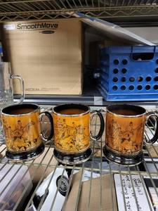 Arthur Wood Stuttgart Stiftskirche Mugs (Lot of 3) - Made in Germany