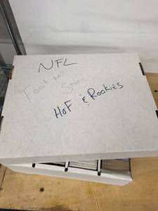 NFL Football Cards Collection - Hall of Fame & Rookie Cards, Assorted Sets in Box