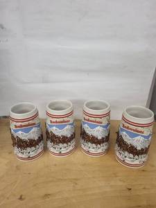 Budweiser A Series Mugs (Lot of 4)