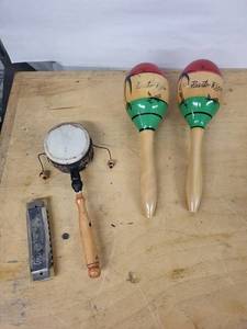 Maracas - Puerto Rico Hand-Painted 2-Piece Set