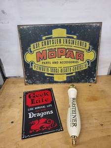 Mopar Sign - Vintage Chrysler Mopar Parts & Accessories