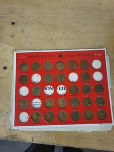 Franklin Mint Presidential Hall of Fame 36-Coin Display Board (1968)