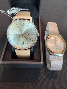 Tommy Hilfiger & Skagen SKW2050 Wristwatch Lot Leather Mesh Bands