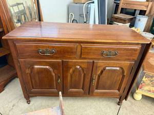 Thomasville Drop Leaf Sideboard Server Cabinet 42x18x31 Good