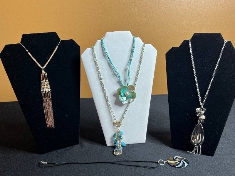 Assorted NecklacesInc C  C - Turquoise Boho to Glam Tassel Fashion Jewelry Set