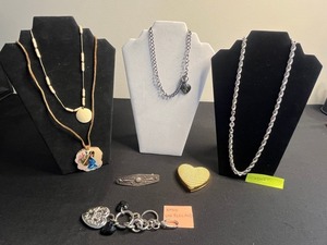 Monet & Kathy Van Zeeland Jewelry Lot - Vintage Necklaces & Pendants