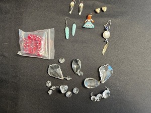 Earrings, Prism Pieces, Red Dice & More