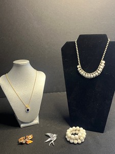 Sarah Coventry & Renair Pins, Necklaces & Beaded Bracelet