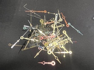 Assorted Clock Hands - Ornate Vintage Metal Pieces in Mixed Finishes for Jewelry Making