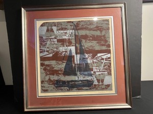 Signed Sailboat Print - Limited Edition (310) 23x24 Framed Artwork