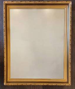 Gold Scrolled Large Mirror