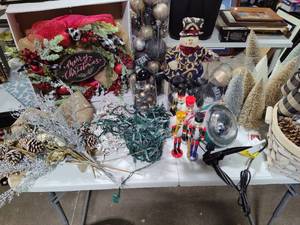 Christmas Lot incl Snowflake House Light