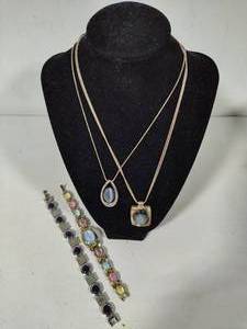 Moonglow Cabochon Necklaces & Bracelets