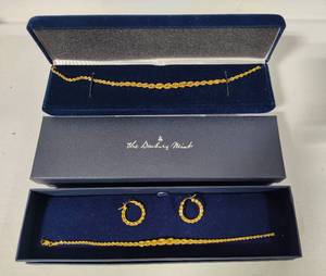 925 Danbury Mint Necklace, Jewelry & Earrings Set