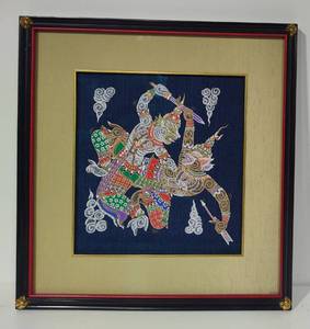 Thai Silk Painting