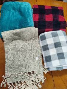 Lot of Plush Blankets