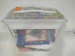 Bin of Gift Bags, Cards, Ribbons, Etc New