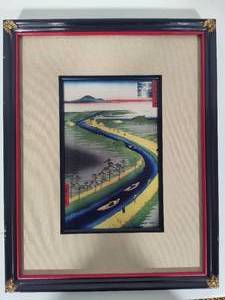 Towboats by Utagawa Hiroshige