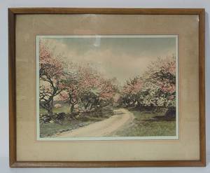 Wallace Nutting the Beckoning Road Framed Print