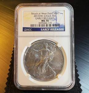 2013-W NGC MS 70 Silver Eagle, Early Releases, details