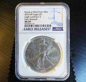2021-W T2 NGC MS 69 Silver Eagle, Early Releases, details