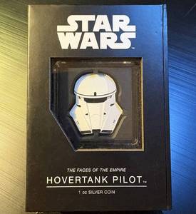 2002 NIUE Star Wars Hovertank Pilot, Faces of The Empire Series, 1oz .999, Excellent Condition