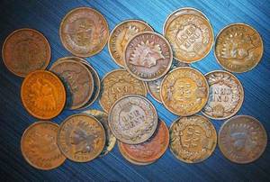 (23) Mixed, Common Date Indianhead Pennies