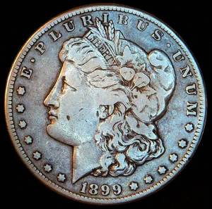 Slightly Better Date 1899-S Morgan Silver Dollar Slot Filler