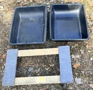 Pair of Washer Basins &amp Dolly&nbsp
