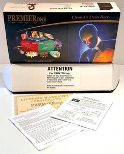 PremierOne MUV-401H Duct Mount Germicidal Air Purifier - NIB