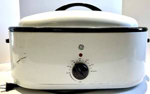 GE Deep Fryer White - 150°F to 450°F Thermostat, With Lid