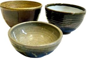Stoneware Bowls Set of 3 including Bronson
