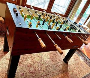 Tornado Foosball Table - 57 in L x 29 in W x 36 in H - A Product of Valley